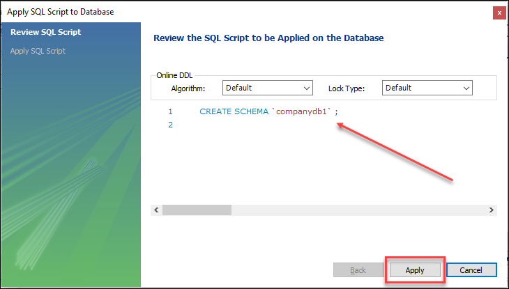 How to create a MySQL database