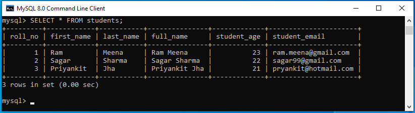 mysql generated columns